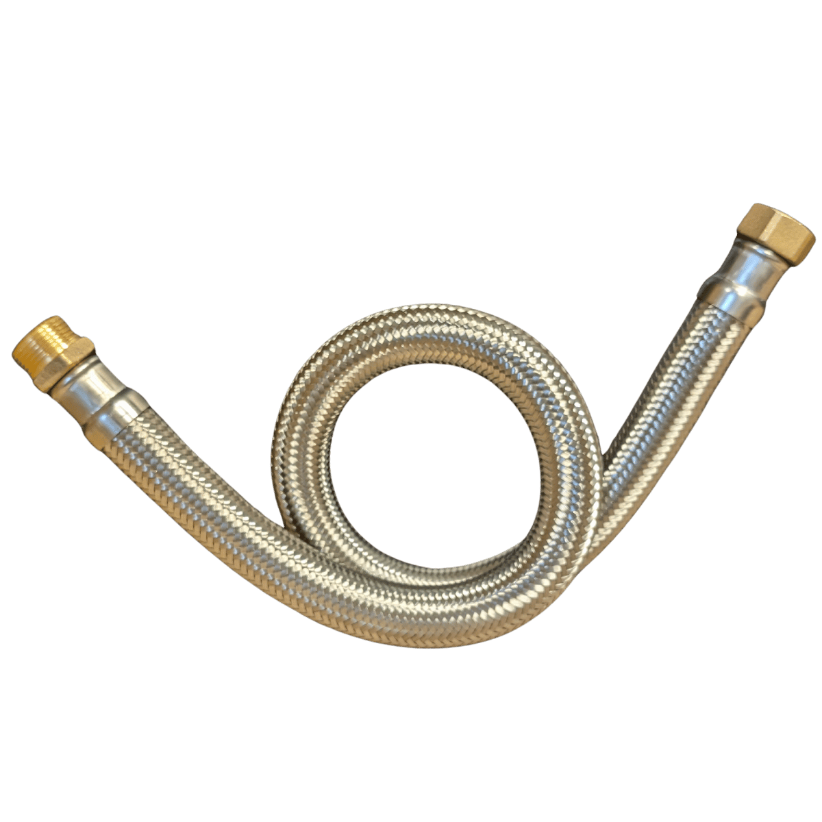 308.0512 1" x 1200mm Maxaflex Stainless Steel Hose M & F