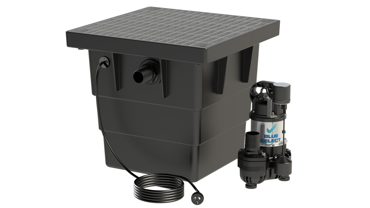 BlueSelect Stormwater Pump Pit - Series 450 with Class A Gal Grate - BSVA/250/50/1 Pump