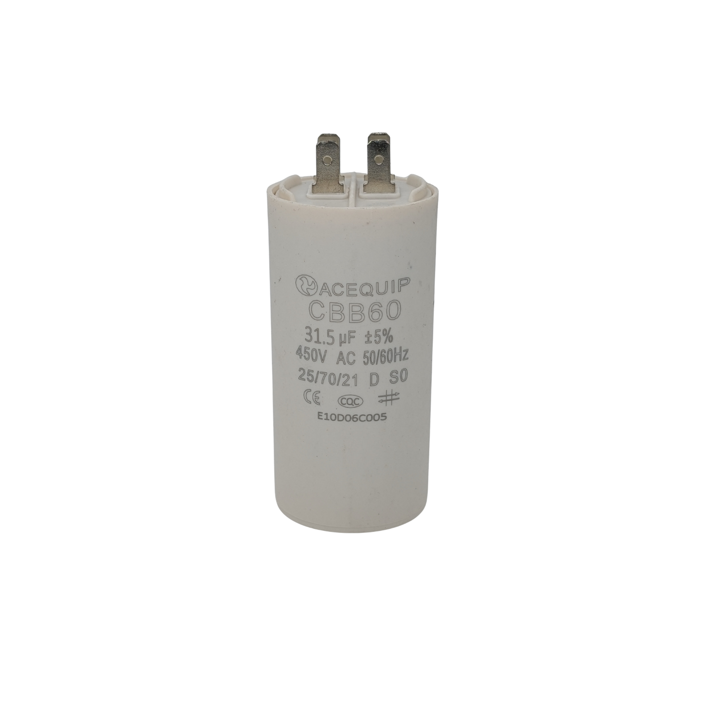 CAP-31.5P 31.5 Acequip Single Phase Multipurpose Run Capacitor with pins