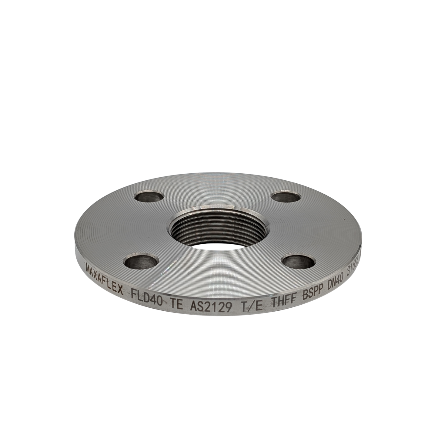 1 1/2" Table E PN25 Stainless Steel Threaded BSP Flange
