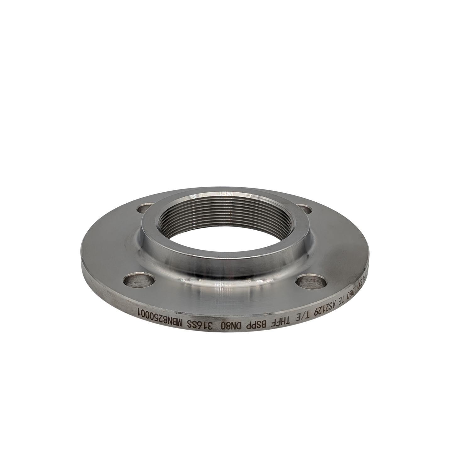 3" Table E Stainless Steel Threaded BSP Flange