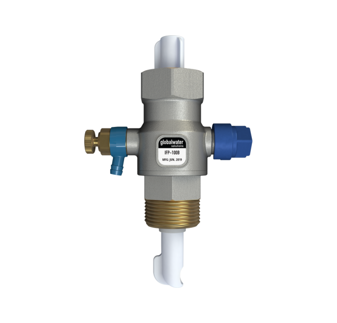 GWS FlowThru Adaptor with Drain and Isolating Valve