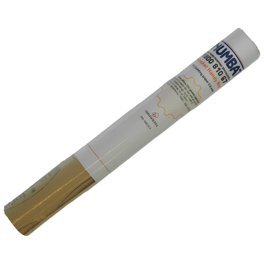 Roll of gold paper with a Jumbo brand label on a white background