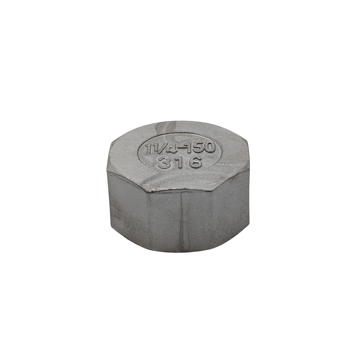 316SS 32mm (1 1/4") Threaded SS End Cap