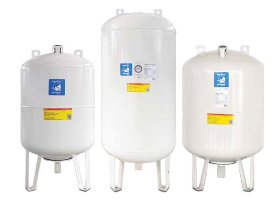 Superflow Pressure Vessel - 500L 25bar Vertical Crated