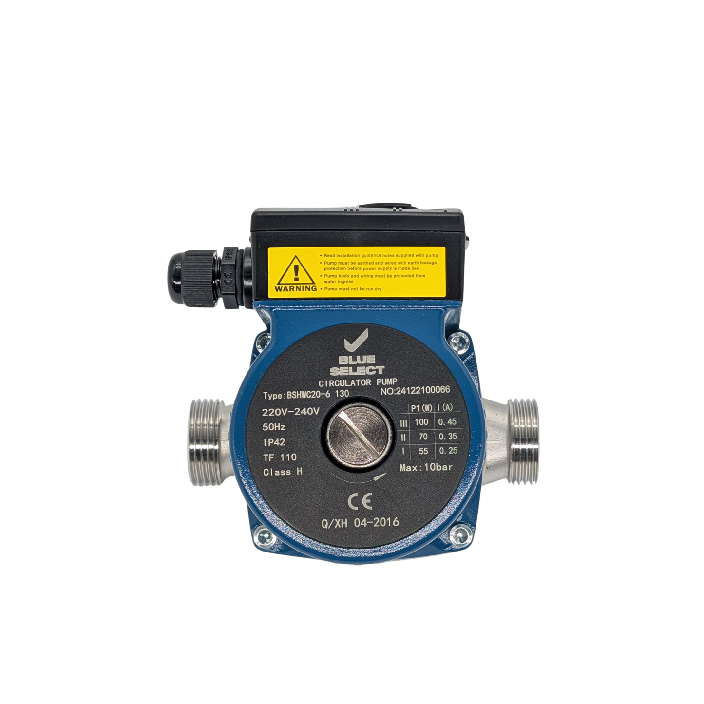 BSHWC20-6 130 BlueSelect Hot Water Circulator Pump