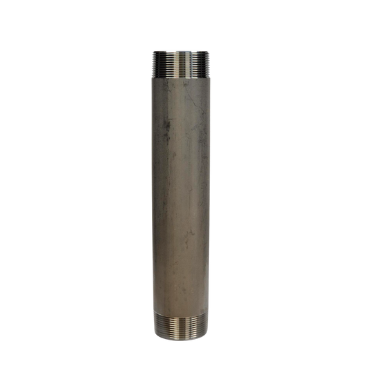 316SS BSP Threaded Pipe Piece 50mm x 300mm long