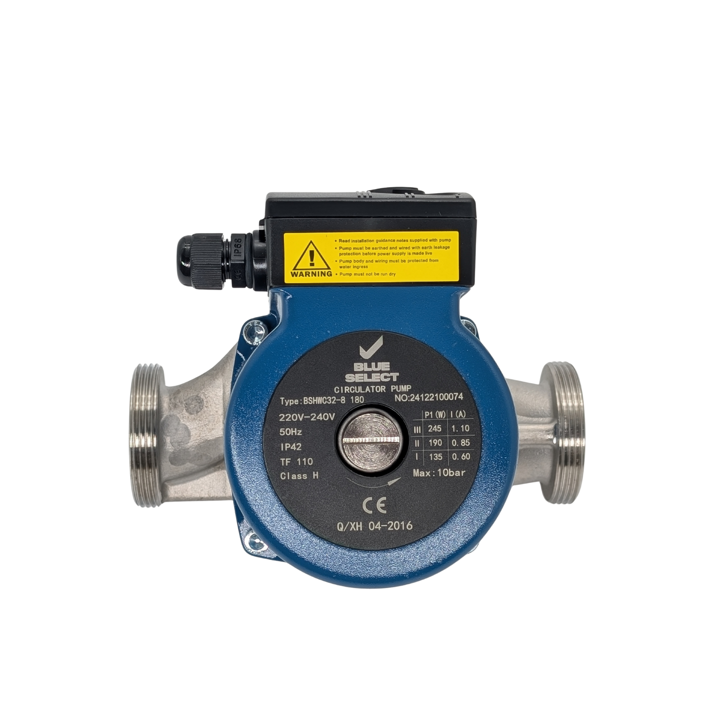 BSHWC32-8 180 BlueSelect Hot Water Circulator Pump