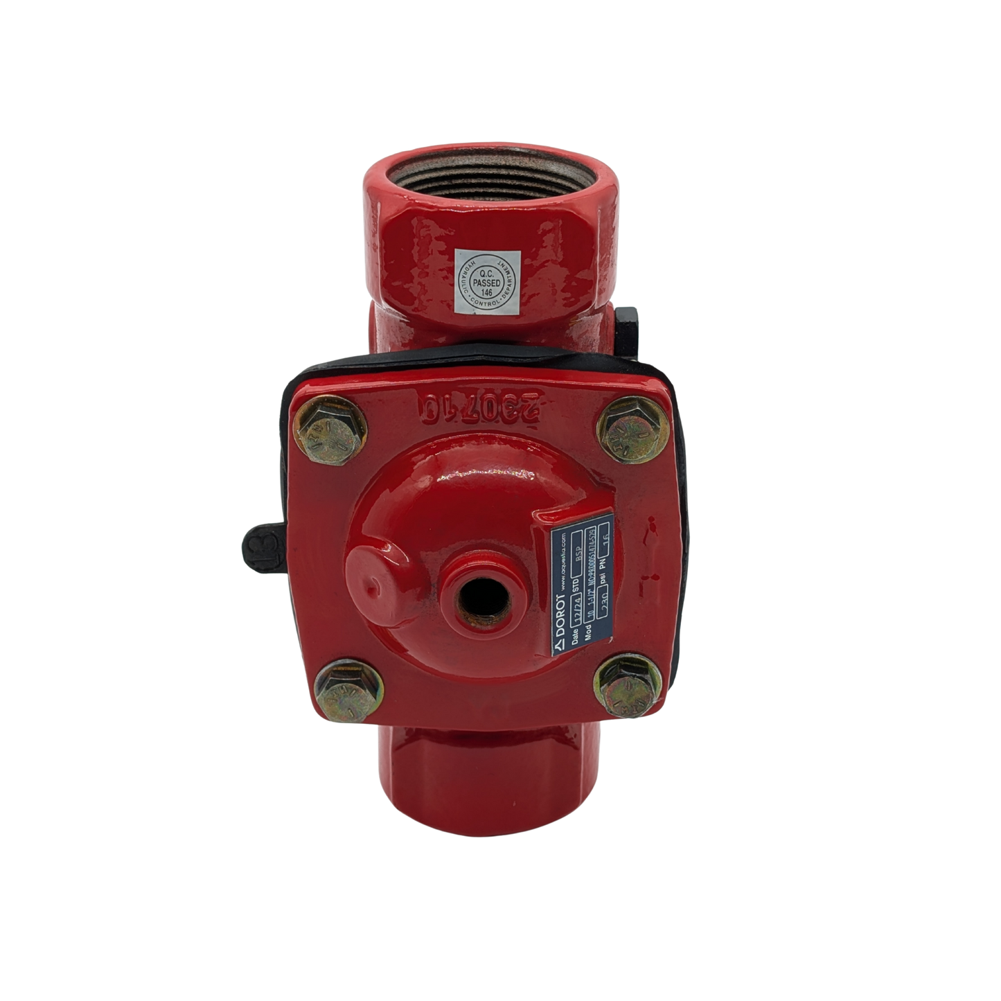 40mm BSPF Globe Valve S44 VALVE RED Basic Valve CRV Diaphragm (CI, Body Only)