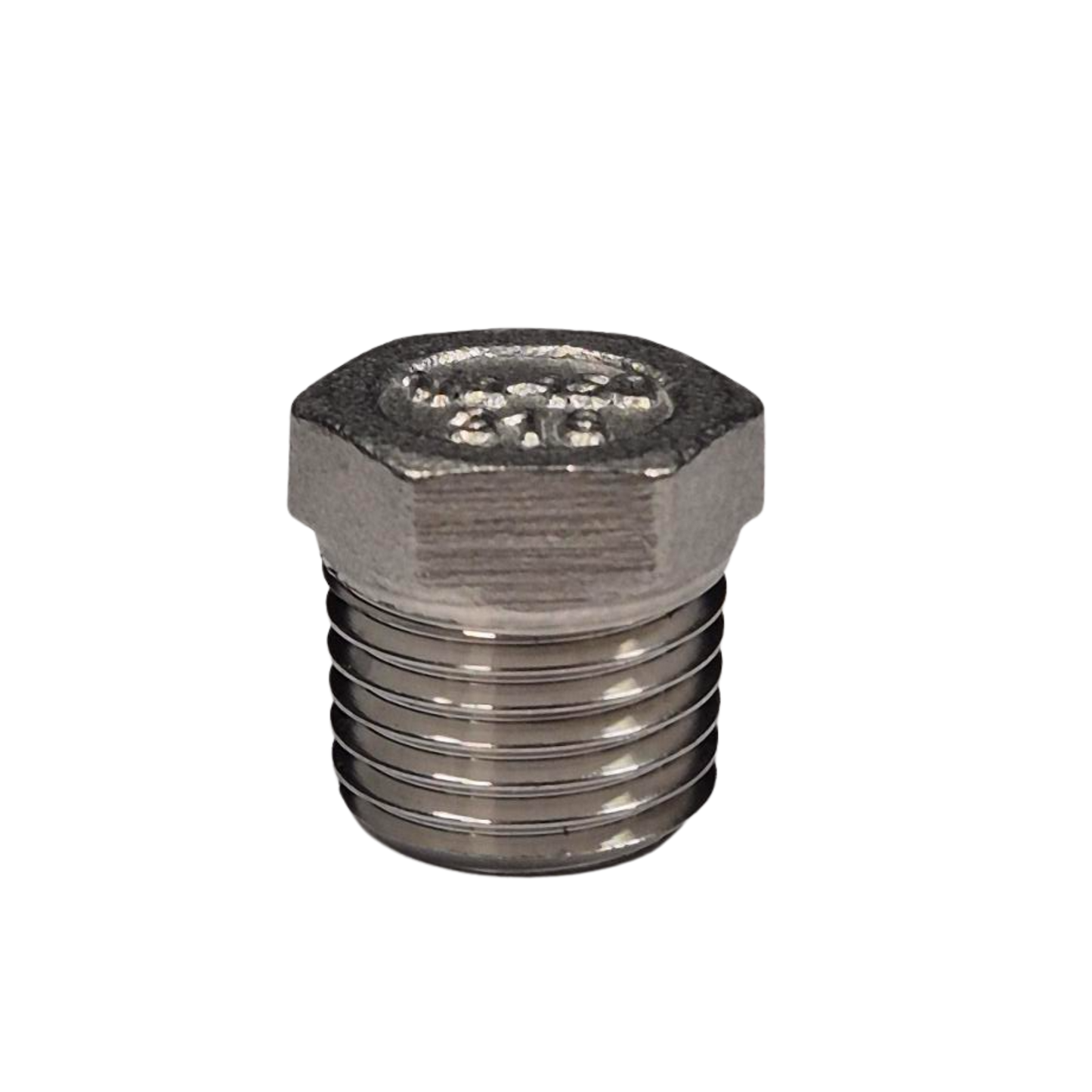 8mm (1/4”) Threaded SS Plug 316SS