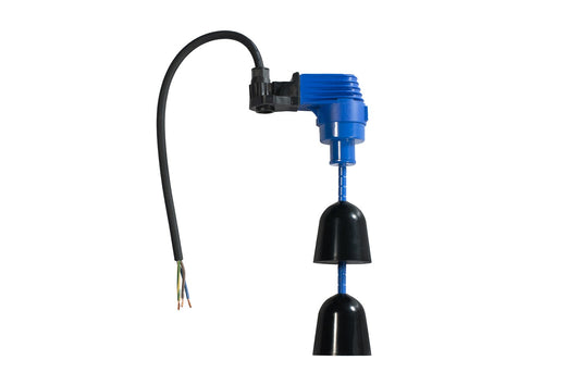 Mac3 AGMA W Float Switch - Vertical Bell type - 5m Neoprene Cable, 3 wire