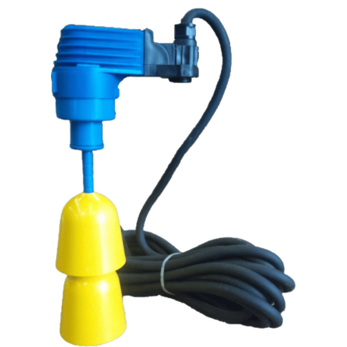 Mac3 AGMA W Float Switch - Vertical Bell type - 5m Neoprene Cable, 3 wire