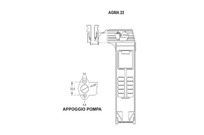 Mac3 AGMA-22 Float Switch - Vertical Column Type - 2 wire