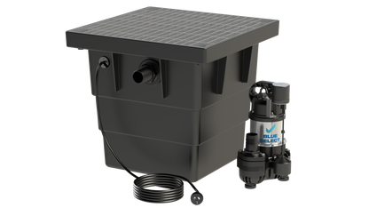 BlueSelect Greywater Pump Pit - Series 450 with Class A Gal Solid Top - BSVA/150/50/1 Pump