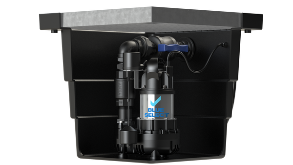 BlueSelect Greywater Sump Pump Pit – 450 Series with BSVA/250/50/1 ...