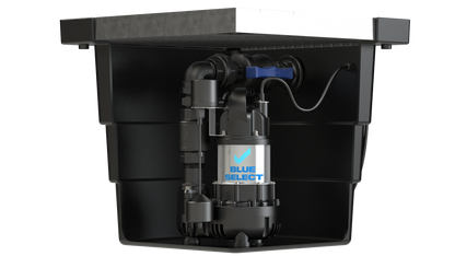 BlueSelect Greywater Pump Pit - Series 450 with Class A Gal Solid Top - BSVA/250/50/1 Pump