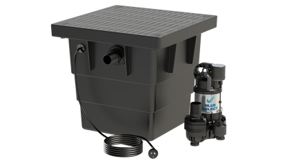 BlueSelect Greywater Pump Pit - Series 450 with Class A Gal Solid Top - BSVA/250/50/1 Pump
