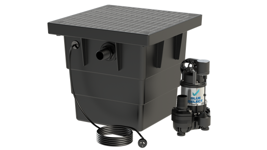 BlueSelect Greywater Pump Pit - Series 450 with Class A Gal Solid Top - BSVA/250/50/1 Pump
