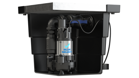 BlueSelect Stormwater Pump Pit - Series 450 with Class A Gal Grate - BSVA/400/50/1 Pump