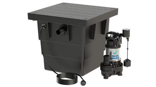 BlueSelect Stormwater Pump Pit - Series 450 with Class A Gal Grate - BSVA/400/50/1 Pump