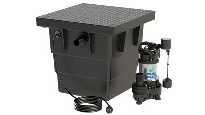 BlueSelect Greywater Pump Pit - Series 450 with Class A Gal Solid Top - BSVA/400/50/1 Pump