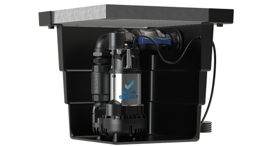 BlueSelect Greywater Sump Pump Pit – 450 Series with BSVA/750/50/1