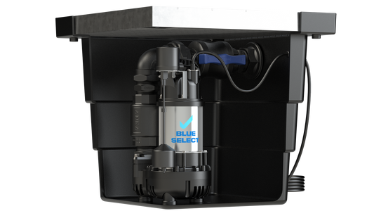 BlueSelect Stormwater Pump Pit - Series 450 with Class A Gal Grate - BSVA/750/50/1 Pump