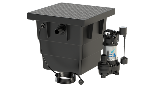BlueSelect Stormwater Pump Pit - Series 450 with Class A Gal Grate - BSVA/750/50/1 Pump