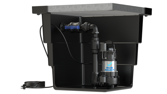 BlueSelect Greywater Sump Pump Pit – 600 Series with BSVA/150/50/1