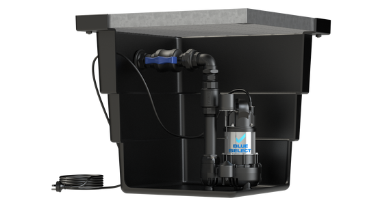 BlueSelect Greywater Sump Pump Pit – 600 Series with BSVA/250/50/1