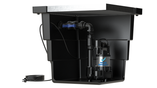 BlueSelect Stormwater Pump Pit - Series 600 with Class A Gal Grate - BSVA/250/50/1 Pump