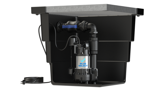 BlueSelect Greywater Sump Pump Pit – 600 Series with BSVA/400/50/1