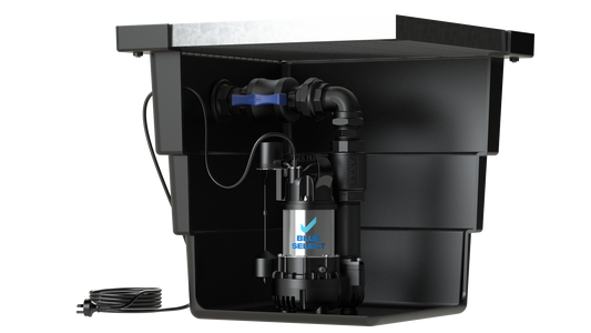 BlueSelect Greywater Pump Pit - Series 600 with Class A Gal Solid Top - BSVA/400/50/1 Pump
