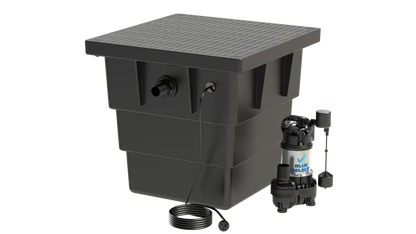 BlueSelect Stormwater Pump Pit - Series 600 with Class A Gal Grate - BSVA/400/50/1 Pump