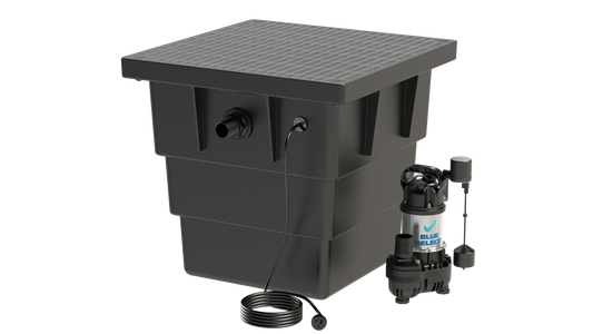 BlueSelect Greywater Pump Pit - Series 600 with Class A Gal Solid Top - BSVA/400/50/1 Pump