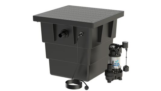 BlueSelect Stormwater Pump Pit - Series 600 with Class A Gal Grate - BSVA/750/50/1 Pump