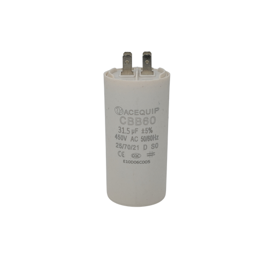 CAP-31.5P 31.5 Acequip Single Phase Multipurpose Run Capacitor with pins