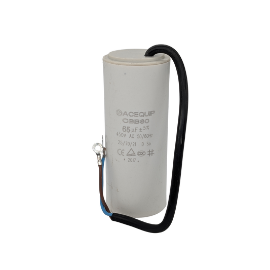 CAP-65.0C 65 UF Acequip Single Phase Multipurpose Run Capacitor with cable