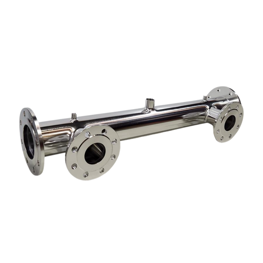 125mm Flanged Dual Pump Manifold with 80mm offtakes