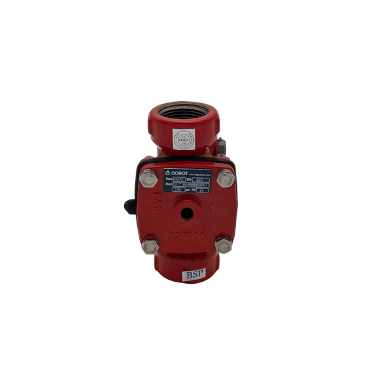25mm BSPF Globe Valve S44 VALVE RED Basic Valve CRV Diaphragm (CI, Body Only)