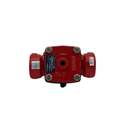 25mm BSPF Globe Valve S44 VALVE RED Basic Valve CRV Diaphragm (CI, Body Only)