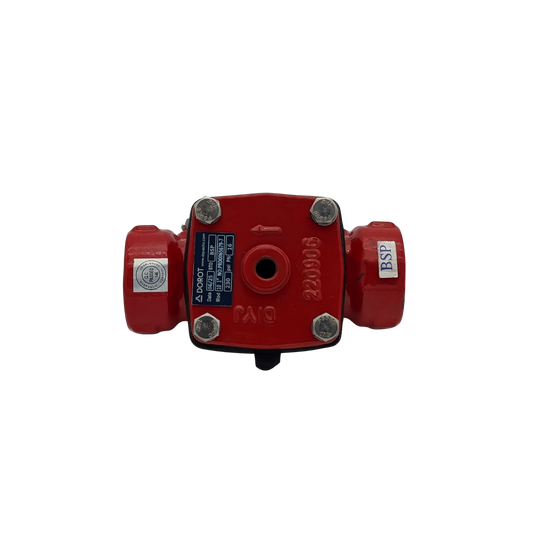 25mm BSPF Globe Valve S44 VALVE RED Basic Valve CRV Diaphragm (CI, Body Only)