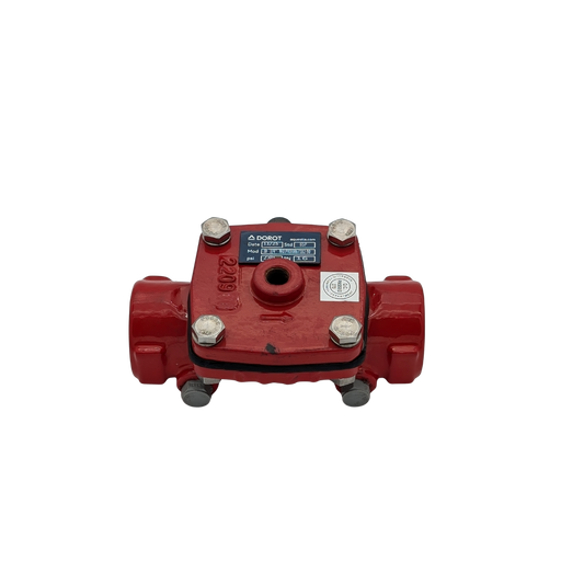 20mm BSPF Globe Valve S44 VALVE RED Basic Valve CRV Diaphragm (CI, Body Only)