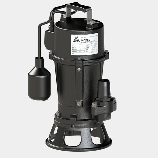 BCA-BLDC/750/32/1 Cutter Automatic Submersible Pump 0.75KW 240V 32mm disc - BLDC Motor