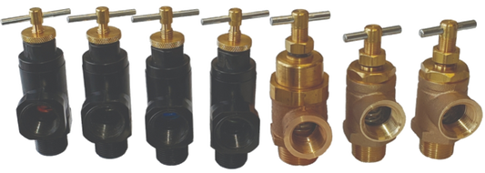 Brass Pressure Relief Valve 0 - 400 psi