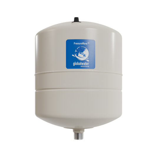 Global Water pressure tank on a white background