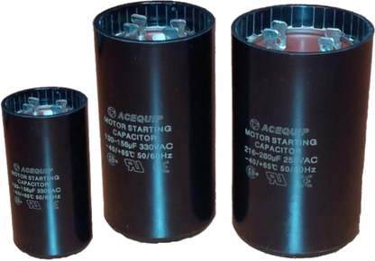 250V 233uF - 280uF Acequip Motor Start Capacitor