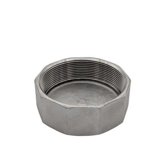 80mm (3”) Threaded SS End Cap