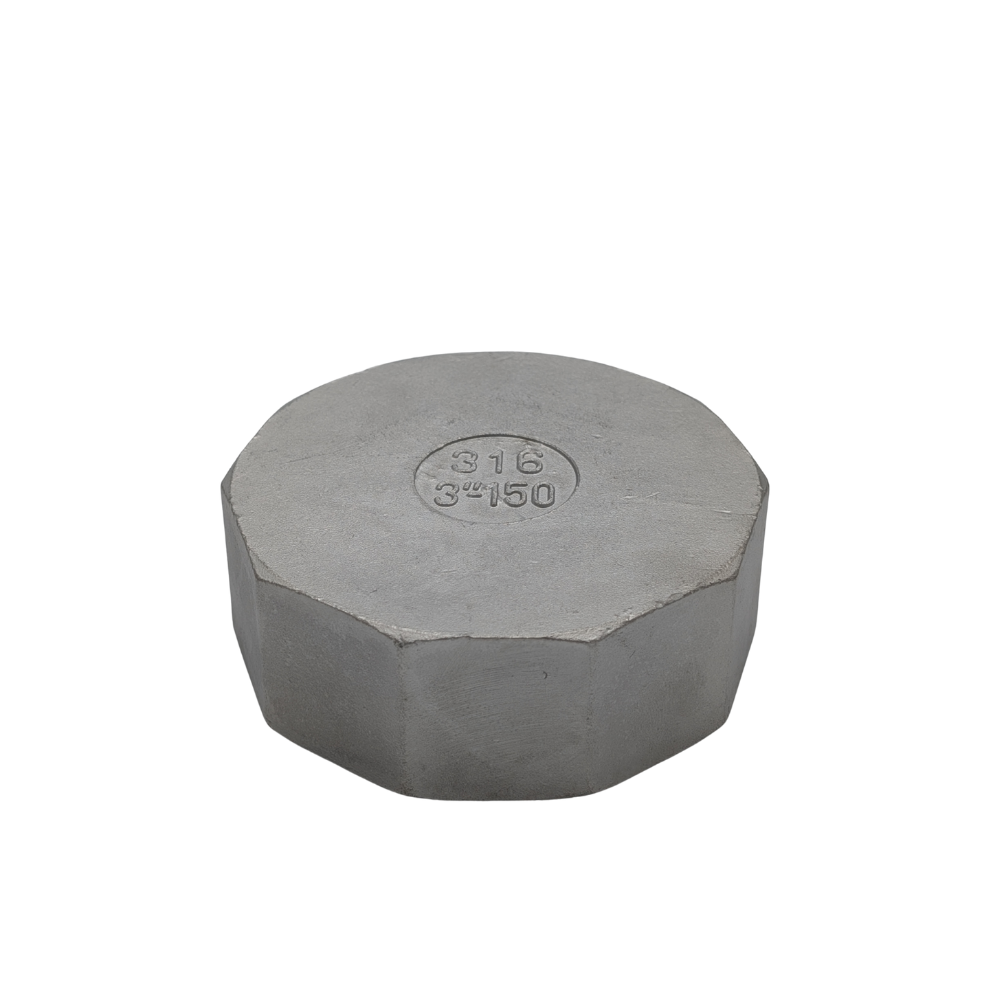 80mm (3”) Threaded SS End Cap