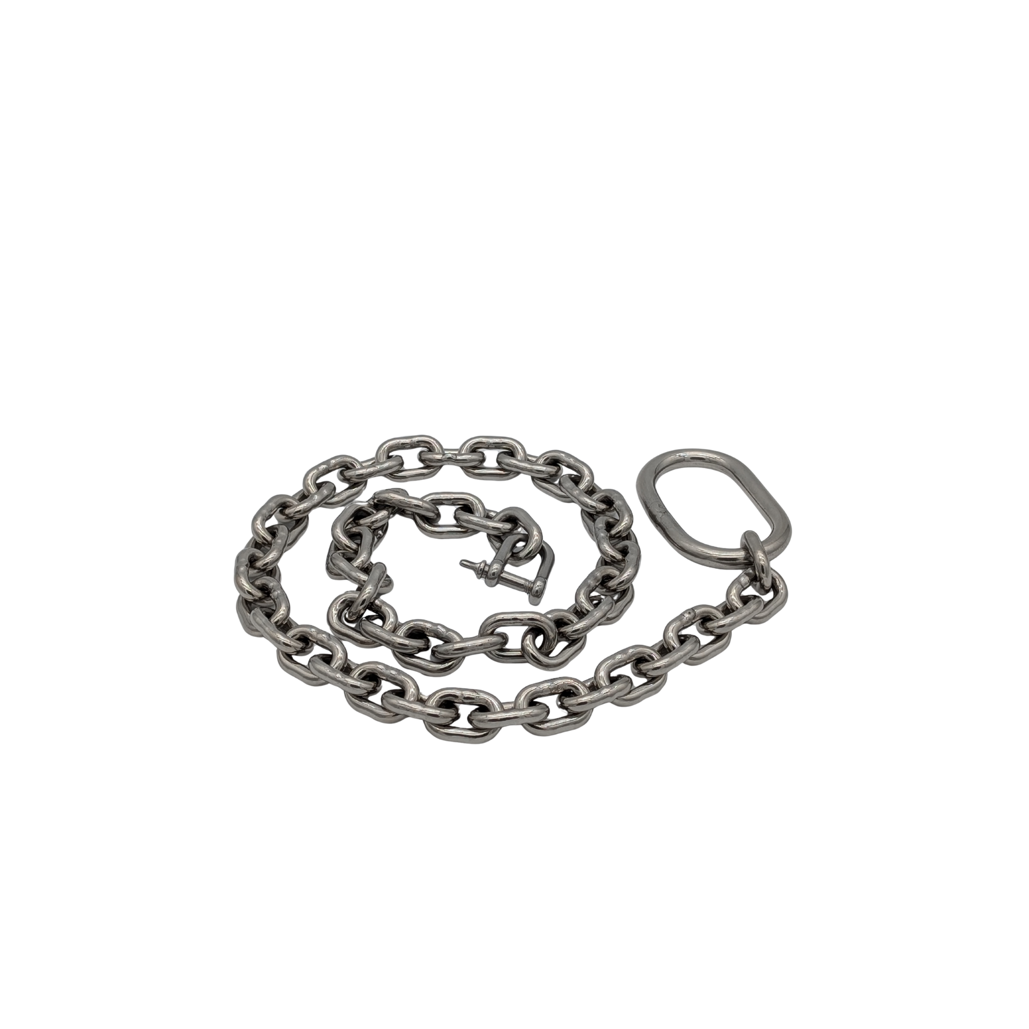 304SS 6mm Chain 1m with D Shackle and Eyelet – Southern Pumping